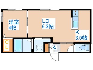 Terrace　Kasumiの物件間取画像